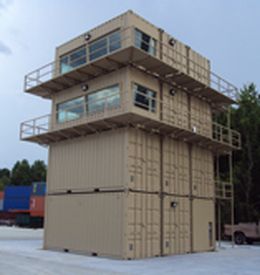 Custom Built Container Tower
