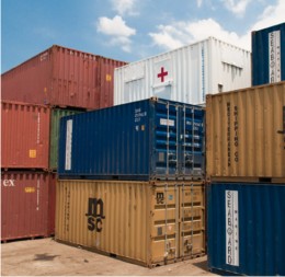 Containers Stacked