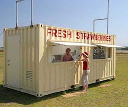 Modified 20ft Shipping Container